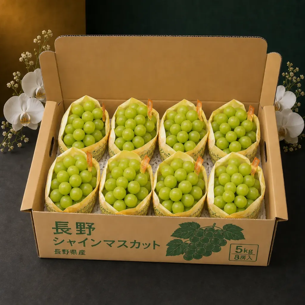 Nagano Shine Muscat 5KG 7/8/9 bunches