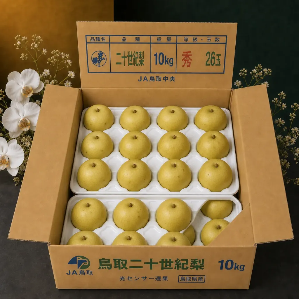 Tottori 20th Century Crystal Pear 10KG 24/28 pcs