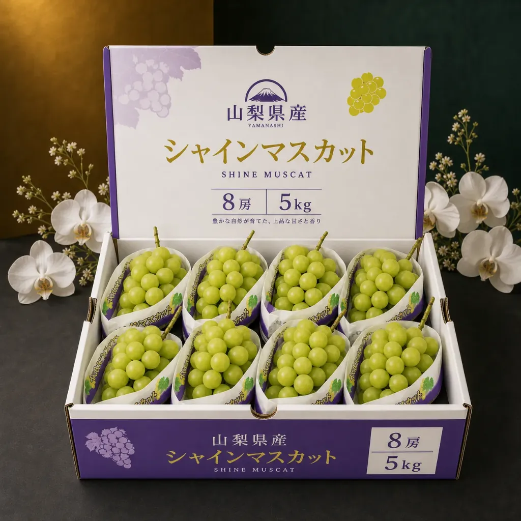 山梨香印 5KG 8/9 房